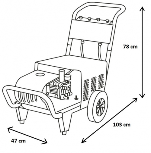 TETRA Pressure Washer Dimensions